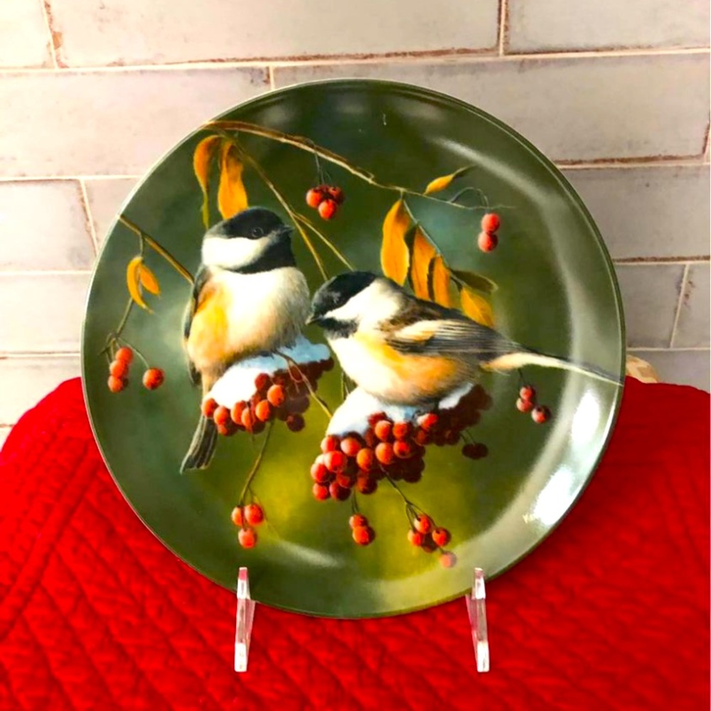 The Chickadee Collector Plate By Kevin Daniel 1986 # 781C